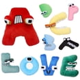 thumbnail image 2 of Alfabeto Lore Anime mantequilla peluche juguete para niños 26 letras en inglés Montessori números 0-9 juguetes de peluche regalosV zhangyuxiang unisex, 2 of 2