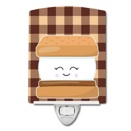 

Caroline s Treasures BB9137CNL Smores Ceramic Night Light 6x4x3 multicolor