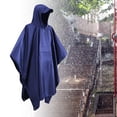 thumbnail image 3 of Poncho de lluvia con capucha Ligero Reutilizable con bolsillo Toldo impermeable lluvia Refugio impermeable para adultos Mochila unisex Camping shamjiam Poncho de lluvia, 3 of 6