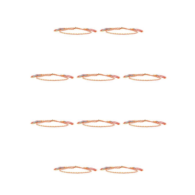 Sonducket trenzada Mujeres Hombres Accesorios de joyería Pulseras de hilo con decoraciones de flecos Festival Regalo Tipo 6 tipo 6 10Conjunto