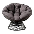 thumbnail image 3 of OSP Home Furnishings Papasan White Wicker Chair with White Cushion, 3 of 5