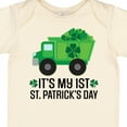 thumbnail image 4 of Inktastic 1st St Patricks Day Construction Truck Shamrocks Boys Baby Bodysuit, 4 of 5