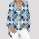 thumbnail image 2 of Gibobby Playera Termica Para Mujer Camisas de mujer Camisa superior suelta con estilo diario（Azul marino， XXL), 2 of 3