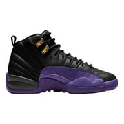 Nike Air Jordan 12 Retro Black/Field Purple 153265-057 Grade-School Size 4Y Medium