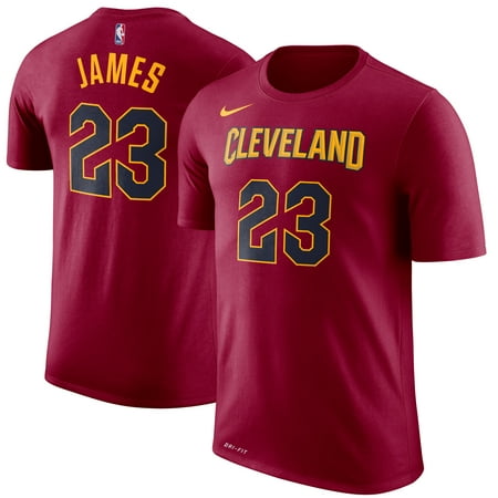 LeBron James Cleveland Cavaliers Nike Name & Number Performance T-Shirt -