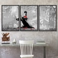 thumbnail image 3 of wall26 Framed Canvas Print Wall Art Set Spray Paint Banksy Rocket Plane Graffiti &amp; Street Art Comic Book Illustrations Modern Art Urban Portrait for Living Room, Bedroom, Office - 24"x36&quo, 3 of 5