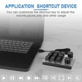 thumbnail image 1 of Copy Paste Mini Button 9 Key 2 Knob Hotswap Red Switches for Macbook PC Laptop, 1 of 9