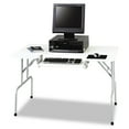 thumbnail image 2 of Folding Computer Table, Gray, 2 of 2