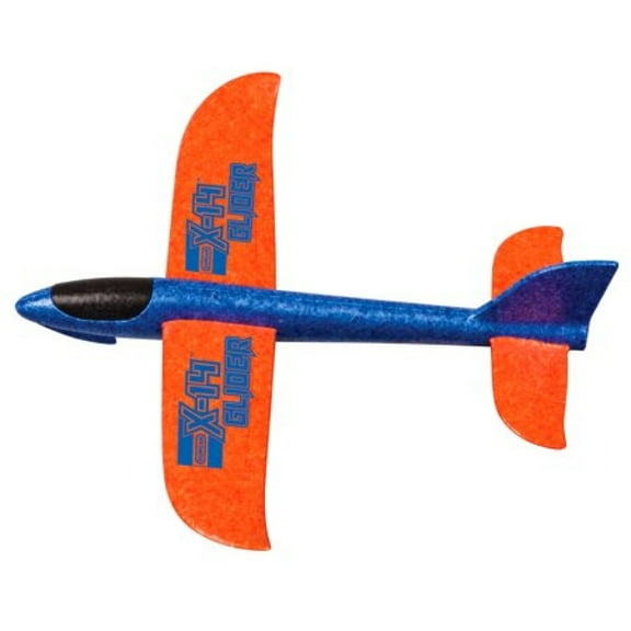 Duncan X-14 Glider with Launcher - 14" in Wing Span - Easy to Assemble (Blue Body)