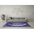 thumbnail image 3 of Ahgly Company Indoor Rectangle Persian Blue Traditional Area Rugs, 8' x 10', 3 of 4