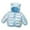 Sky Blue, variant on Toddler Winter Coats for Kids Warm Puffer Jackets Kids Full-Zip Long Sleeve Kids Warm Winter Coat Outerwear Hooded Down Jacket 2-3 Years Jacket Boys