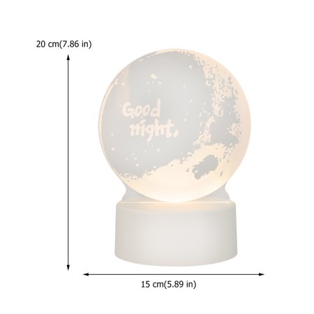 

TOYMYTOY 1Set Warm Light 3D Night Lamp Desktop Lamp for Bedroom Decorative Household Lamp