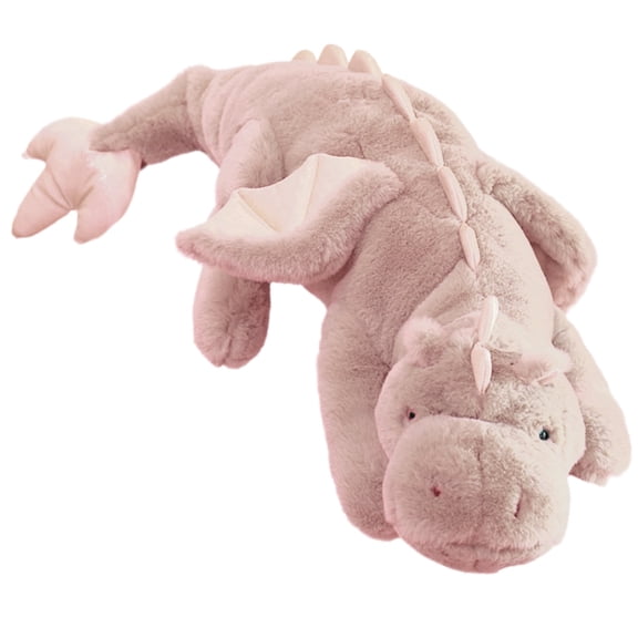 WISHRUN 28-Inch Big Stuffed Animals, Pink Flying Dragon Plush Pillow for Girls and Boys, Super Soft Cuddle Buddy, Perfect Holiday Gift
