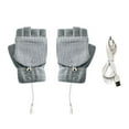 thumbnail image 4 of USB Heated Gloves for Women & Men Hand Warmer Gloves Winter Gloves with Temperature Adjustment Full & Half Hands Heated Fingerless Gloves, Washable Warm Laptop Gloves for Winter Gift, 4 of 4