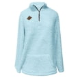 thumbnail image 3 of Fuzzy Sweatshirts for Women 2025 Long Sleeve Half Zip Stand Collared Sweatshirt with Pockets Pullover Tops, 3 of 6