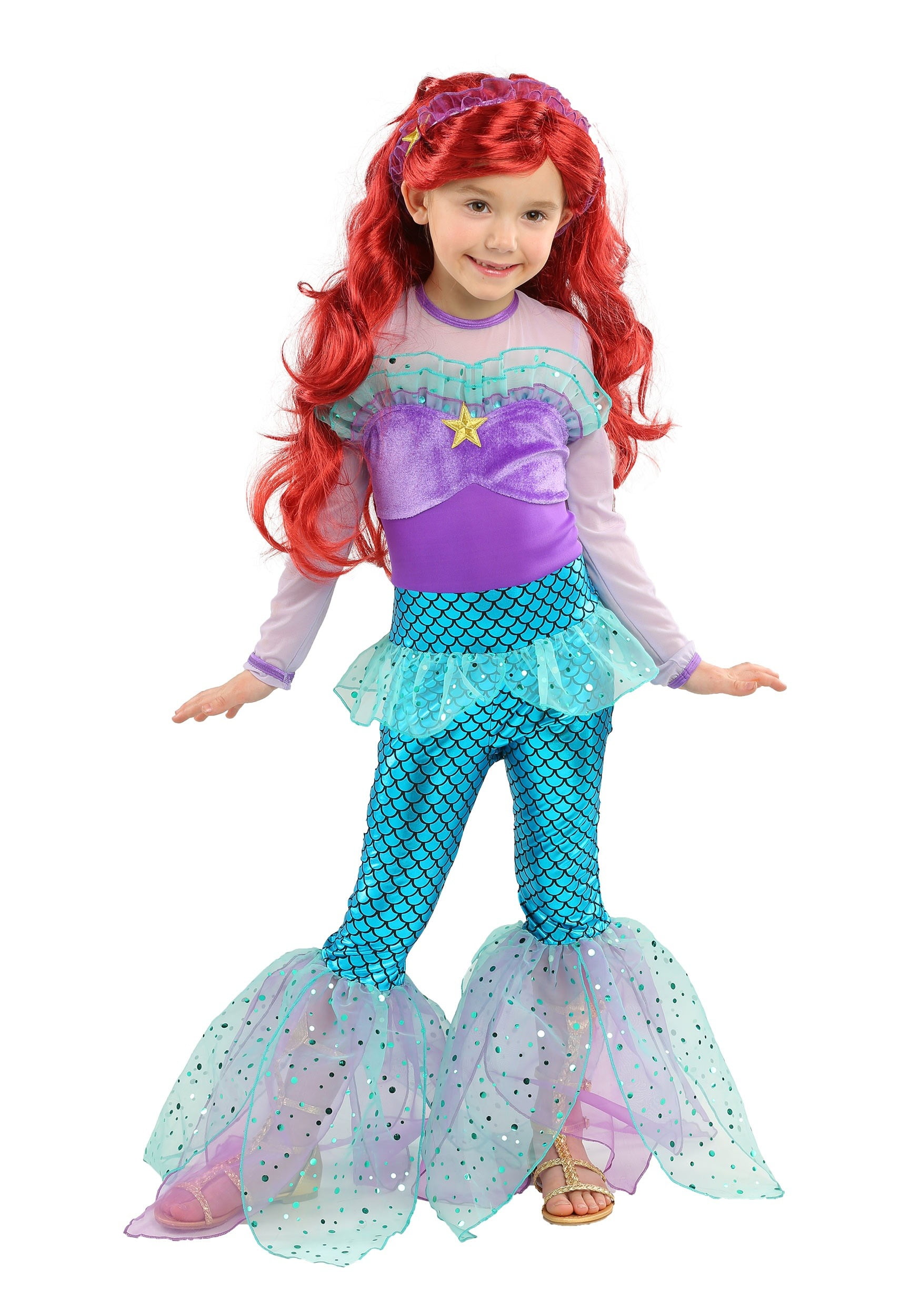 Playful Mermaid Costume for Girls - Walmart.com - Walmart.com