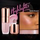 thumbnail image 1 of Pisexur Belleza Maquillaje Barra de aseo de alto brillo con 8 colores, perla tridimensional natural, ligera, fina, fácil de aplicar, barra de aseo de alto brillo de 7,6 mlpara mujeres y hombres, 1 of 4