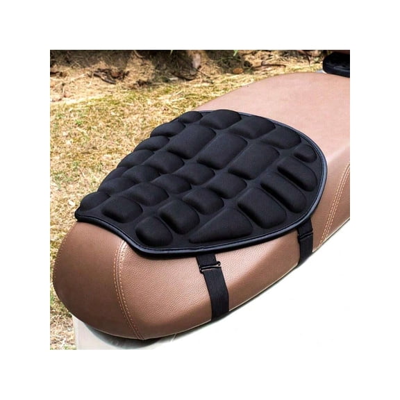 Universal Motorcycle Seat Cushion Anti Slip Breathable Shock Absorbing Made Of Polyamide Material Compatible With Various Motorcycles And Electric Scooters