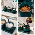 thumbnail image 3 of Seasoning Organizer Container Spice Jar Kitchen Spice Pot Spice Box Sturdy PP Material with Lid and Spoon,3 Pieces, 3 of 5