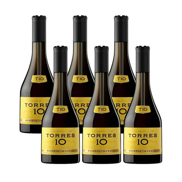Pack de 6 Brandy Torres 10 700 ml Torres 10
