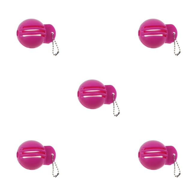 ZheElen Golf Marker Stencil Portable Fashionable Trendy Alignment Tools Double-sided Line Drawer Golfing Slides for Drawing Use Beads/Fuchsia 5Set