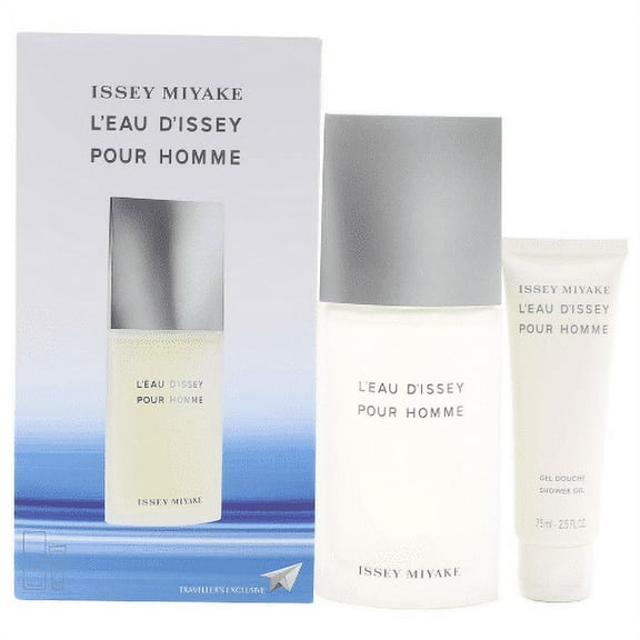 L'eau D'Issey by Issey Miyake 2pc Gift Set EDT 4.2 oz   Shower Gel for men