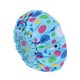 thumbnail image 1 of Ofertas Únicas 1 Pc Gorro de Ducha Geométrico de Doble Capa para Baño Azul EVA Poliéster, 1 of 5