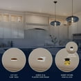 thumbnail image 4 of LUXRITE 3" LED Trimless Spotlight with Brass Trim 15W, 1100LM, 5CCT, 60, Dimmable Push-n-Lock CRI90 Damp & IC Rated ETL, 4 of 7