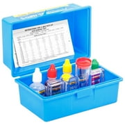 XtremepowerUS Swimming Pool Essential Chemistry Test Kit, 5-Way Pool and Spa Water Test Kit