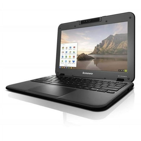 Restored Lenovo Chromebook N21 Intel Celeron N2840 X2 2.16GHz 4GB 16GB SSD 11.6",Black SKIN (Refurbished)