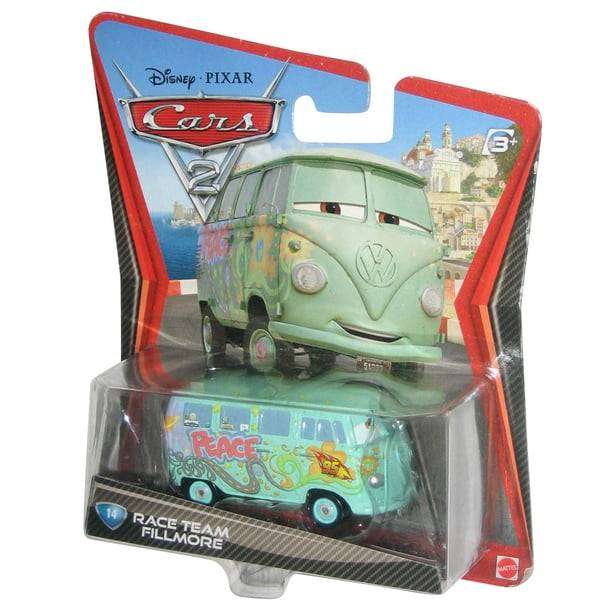 Disney Pixar Cars 2 Movie Race Team Fillmore 14 Die Cast Disney Pixar Cars 2 Movie Race Team Fillmore 14 Die Cast