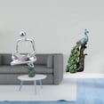 thumbnail image 2 of CoudarTitie Elegant Abstract Peacock Thinker Sculpture Figurine for Living Room Bedroom Office Tabletop Bookshelf Home Decoration Collection, 2 of 8