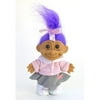 my lucky 1950's poodle skirt 6" troll doll - purple hair