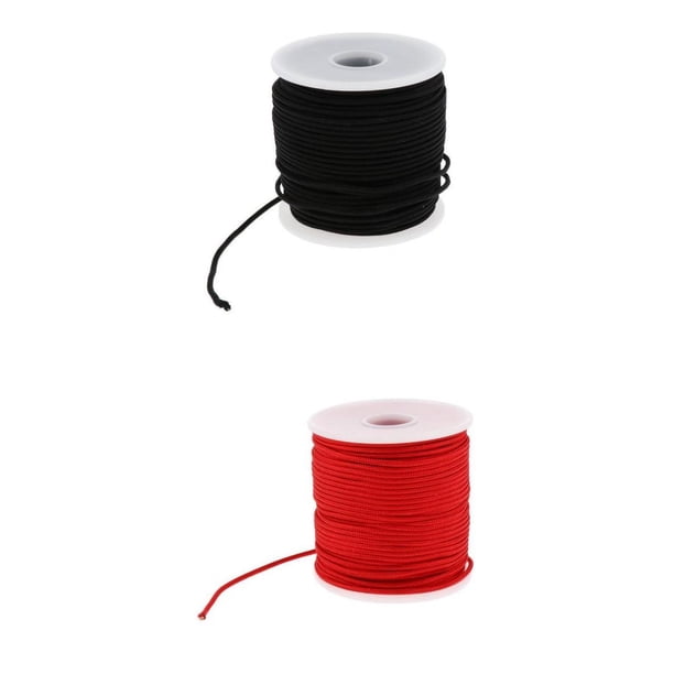 2 Juegos de 50 M Cuerda de Tienda Paracordaa Paracaídas Cable de Cuerda Accesorios de Tienda de Zulema Cuerda de paracaídas de 2 mm