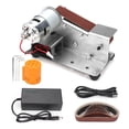 thumbnail image 1 of Multifunctional Mini Electric Belt Sander DIY Polishing Grinding Machine Belts Grinder Sharpener Cutter Knife Edges ,Wide Use, 1 of 7