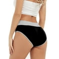 thumbnail image 4 of New Release, Comfortable High Waisted Panties, Women's Physiological Underwear, Soft Seamless, Breathable, Anti-Slip, For Workout, Daily Wear, Odor-Resistant, Plus Size Women Pants | Black L, 4 of 9