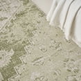 thumbnail image 4 of Nourison Astra Machine Washable 5'3" x Round Ivory Green Vintage Indoor Rug, 4 of 10