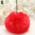 thumbnail image 6 of Fairnull Soft Faux Rabbit Fur PomPom Keychain Handbag Cell Phone Pendant Charms Key Ring, 6 of 9