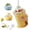 2Pcs-Yellow, variant on 2-in-1 Collapsible Silicone Ice Ball Maker Cup, Reusable Portable Ice Sphere Mold with Straw & Lid, Easy Demolding, Leakproof Travel Tumbler for Coffee, Juice, Home, Gym, Outdoor (Yellow)
