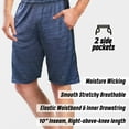 thumbnail image 3 of [5 Pack] Men’s Dry-Fit Active Athletic Shorts Basketball Running Workout Training Gym, 3 of 9