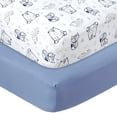 thumbnail image 2 of Little Star 100% Organic Cotton 3 Piece Crib Bedding Set - Reversible Comforter and 2 Fitted Sheets, 2 of 9