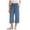 Blue, variant on Girl Pants Clothing For Teen Girls Girls Cargo Pants Waist Wide Leg Jogger Pants Pockets Adjustable Leg Opening Parachute Pants Y2K Trousers,Size 9-10 Years,Khaki
