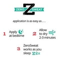 thumbnail image 4 of ZeroSweat Antiperspirant Deodorant | Clinical Strength Hyperhidrosis Treatment - Reduces Armpit Sweat (2 Pack), 4 of 7