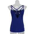 thumbnail image 4 of Elegante damas niñas Casual suelto mangas chaleco tiras liso espalda SG Hugo  Strappy Vest Top, 4 of 9