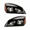 thumbnail image 2 of PAIR Black LED Headlight for 2018 2019 2020 2021 2022 Freightliner Cascadia, 2 of 6