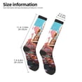 thumbnail image 2 of Fotbe fairy-tale-world-with-delicious-candy Calcetas Divertidas Estampadas para Hombre y Mujer, Calcetas de Algodón hasta la Rodilla para Caminar, Correr, Enfermería y Embarazo, 2 of 6