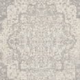 thumbnail image 6 of SAFAVIEH Classic Vintage Tris Floral Bordered Polyester Runner Rug, Silver, 2'3" x 8', 6 of 7