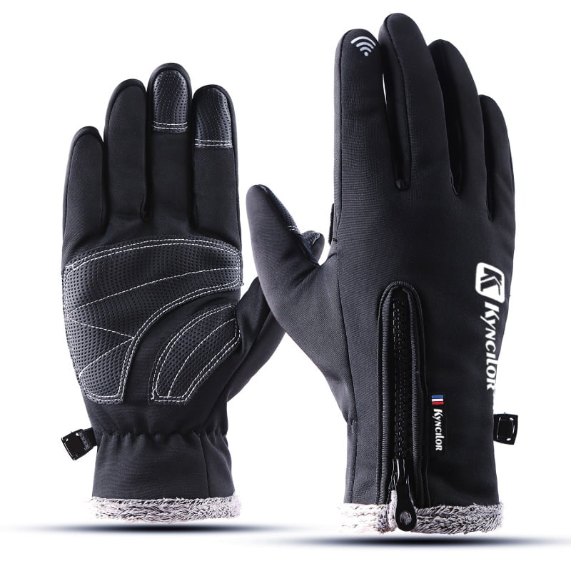 Cycling Winter Cold Weather Windproof Full Finger Bike Gloves 