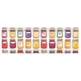 thumbnail image 6 of Yayeee Kitchen Valance Rod Pocket 54" x 18" Living Room Window Curtain, Colorful Jam Jars, 6 of 6