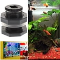 thumbnail image 3 of Shisuyan 1 Ensemble Raccord de Cloison Raccord de Réparation de Boyau d'Arrosage pour Barils de Pluie Aquariums, 3 of 9